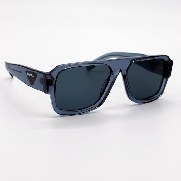 NEW PRADA PR22YS 19O70B SUNGLASSES MEN PR 22YS 19O70B GREY SQUARE SPR 22Y - Picture 1 of 8